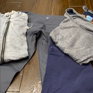 Sporty casual bundle: two legging and two tops